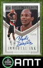 Clyde Drexler 2022-23 Panini Impeccable 11/35 Immortal Ink Auto Trail Blazers