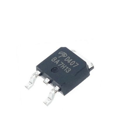 10pcs New AOD407 D407 Patch TO-252 60V 12A P-Channel MOS Field Effect Tube Chip 