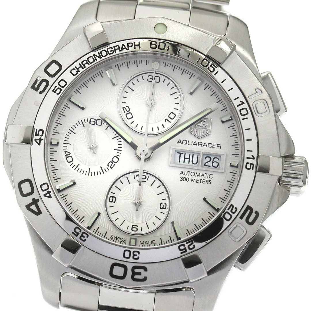 TAG Heuer Aquaracer Automatic Chronograph Mens Watch Day Date 8502 CAF2011