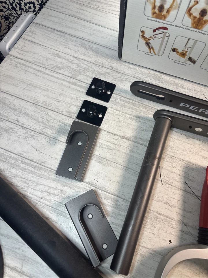 Perfect Pull Up Fitness Bar Home Gym w/ Swivel Handles - Strength Training - Image 4 of 4