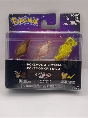 Pokemon Z-Crystal Eevium Mewnium Pikashunium Pikachu New In Box