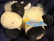 NWT Ganz Webkinz Plush Black White COW - Sealed Code - HM003 - Read Description