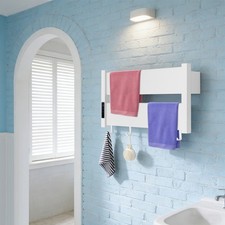 Electric Heated Towel Warmer Rack Wall-Mounted Heated Towel Rack Electric Towel