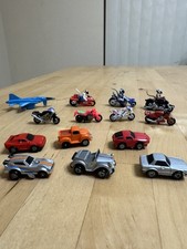 16 Micro Machines Vintage Galoob Cars, Motorcycles Bikes, Trucks, Jet 1980s Lot