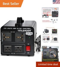 1000W Voltage Converter Transformer110V to 220V OR 220V to 110V 1000 Watt Ste...