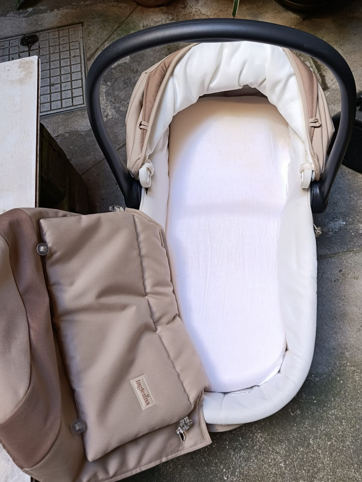 Trio Inglesina Zippy Passeggino Ovetto Navicella Usato Completo — foto 5