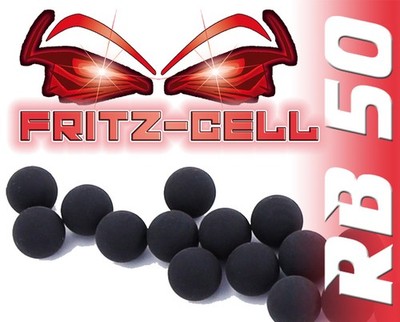 100 x RAM Munition T4E Cal .50 HDR50  HDP50 Rubberball Gummigeschoss schwarz