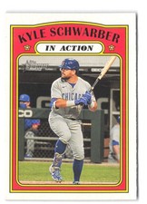 2021 Topps Heritage Kyle Schwarber 140 NM