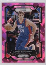 2023-24 Panini Prizm Pink Ice Prizm Azuolas Tubelis #283 9bg