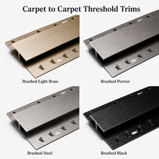 Aluminium Carpet to Carpet Door Threshold Strip 0.9m &ndash; Various Colours