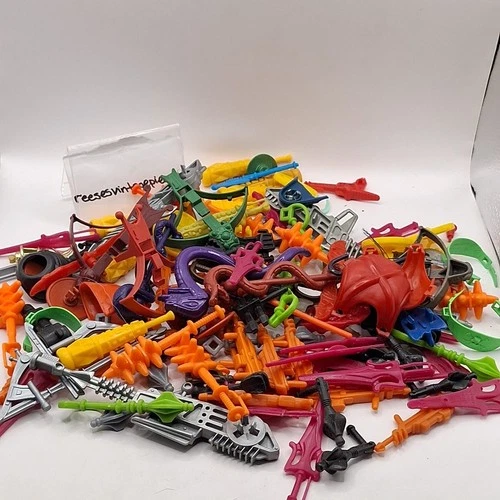 Vtg MOTU Masters Of The Universe He-Man Action Figures Accessories Lot