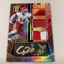 2021 Gold Standard Cornell Powell RPA 34/49 Nice Patches