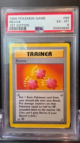 1999 POKEMON BASE SET 1ST EDITION #89 REVIVE PSA 6