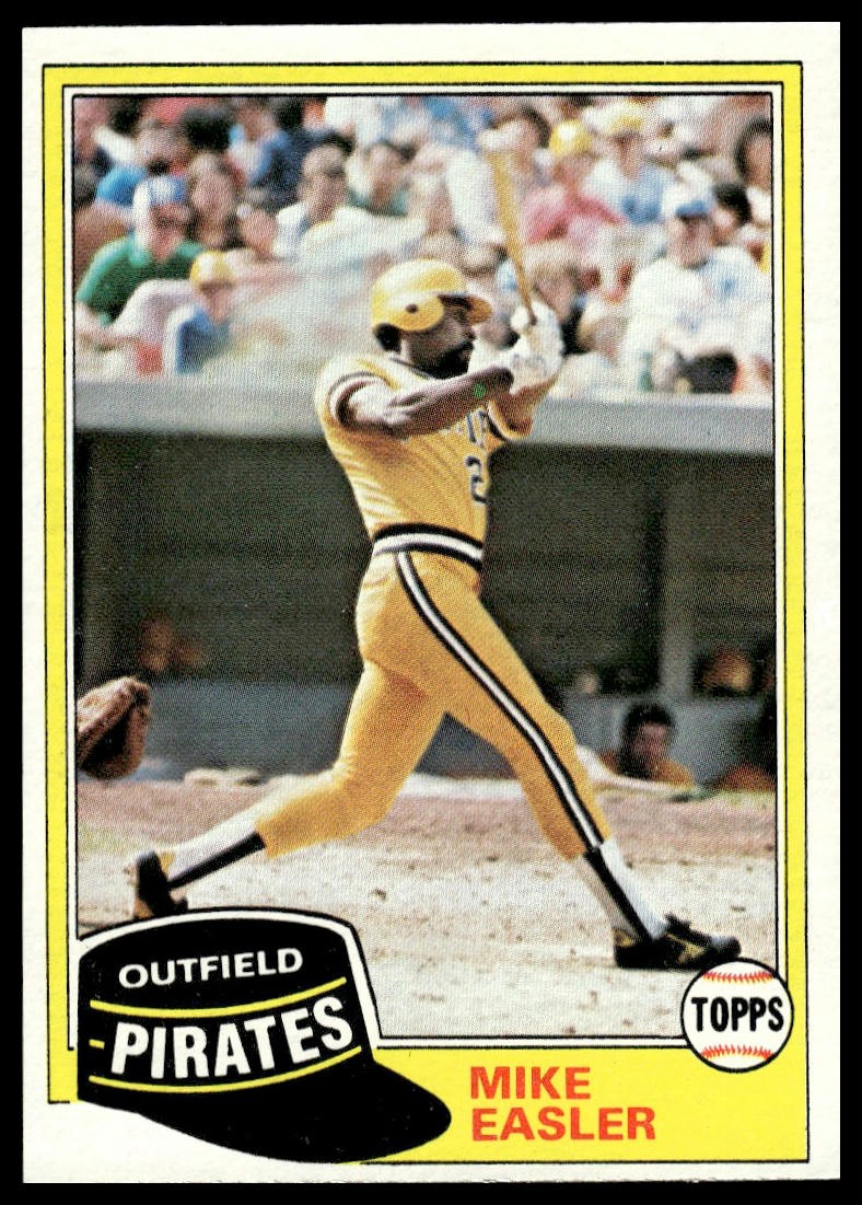 1981 Topps #92 Mike Easler Pittsburgh Pirates NM+