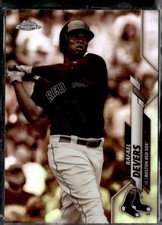 2020 Topps Chrome #93 Rafael Devers Sepia Refractor