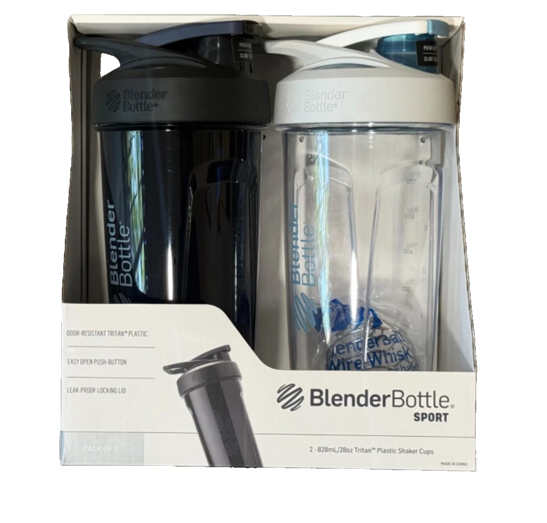 BlenderBottle Strada Tritan Shaker Bottles 2 Pack 28oz Leak Proof NEW OEM
Opens in a new window or t