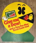 1980s Cardboard Store Display Advertising Mountain Dew Give Me A Dew Pac-Man 30” — photo 1