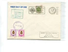 Isle of Man 1986 12p postage due cover, first day of use