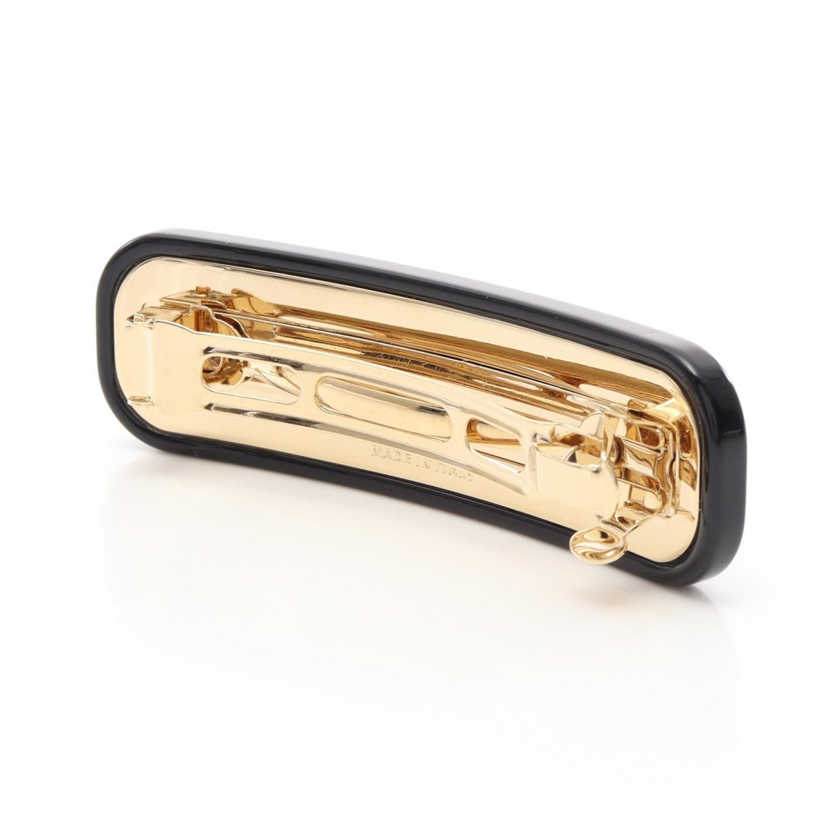 Miu Miu barrette hair clip 5IF0712F72F0967 Gold Plated Plastic