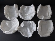 NWOT Lot of 6 Gerber Baby Waterproof Rubber Pants PVA Small 0-3 mon 8-12lbs