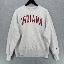 VTG Champion Reverse Weave Indiana University IU Hoosiers Sweatshirt Mens Medium