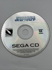 Jeopardy (Sega CD, 1994) CIB Complete w/ Manual & Reg Card