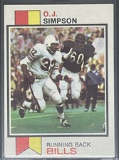 1973 Topps - O.J. Simpson #500 🏈🇺🇸✨