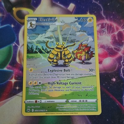 Pokémon Electivire GG08/GG70 Crown Zenith Galarian Gallery Holo Eng