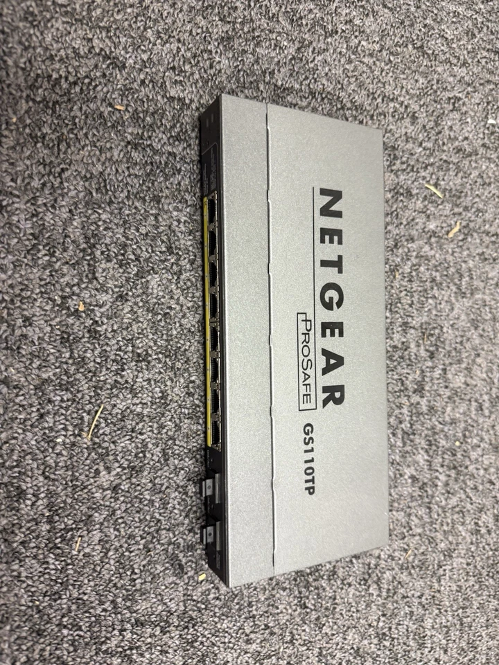 NETGEAR GS110TP 8 port PoE Managed Network Ethernet Switch SFP Uplinks - Image 2 of 2