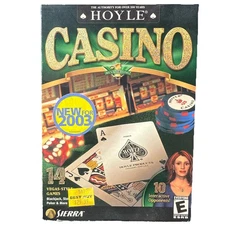 Hoyle Casino PC Game CDROM Costco Big Version Sierra Mac Windows 2000 95 98 Rare
