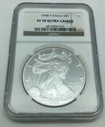 1998-P American Silver Eagle NGC PF70 Ultra Cameo