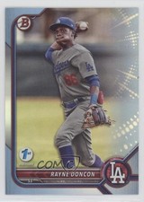 2022 Bowman Draft 1st Edition Sky Blue Foil Rayne Doncon #BD-188 0a9v