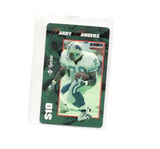 1997 ProLine Intense #'ed /1130 - Barry Sanders #7 unused $10 Phone Card Sprint