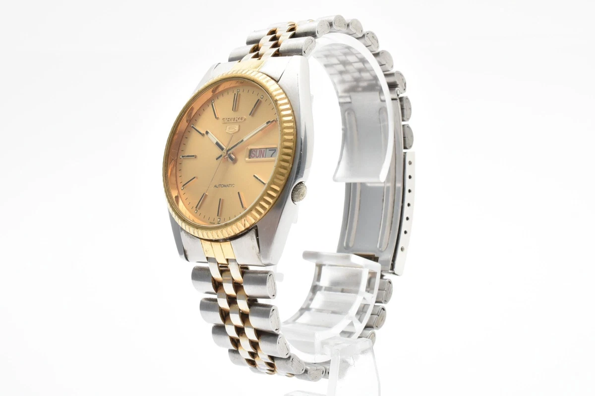 Seiko 5 Stainless Steel Case Wristwatches with 17 Jewels for sale