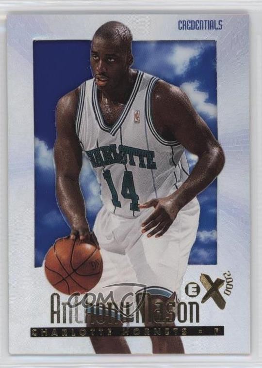1996-97 Skybox E-X2000 Credentials 215/499 Anthony Mason #7 0qo1