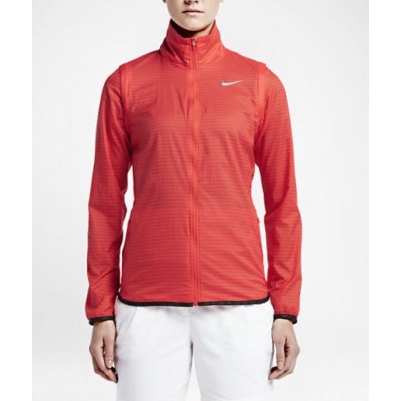 Nike Golf Convertible Jacket Women's Extra Small Red Softshell Majors Flight