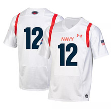 Under Armour 2022 US Navy Midshipmen NASA Special Games Football Jersey Size M