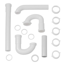 PlumbCraft 15-Piece Bathroom Sink Drain Repair Kit, Universal Fit