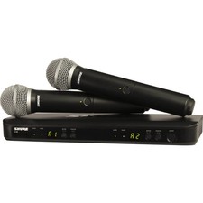Shure BLX288/PG58 Dual Channel Wireless Handh...