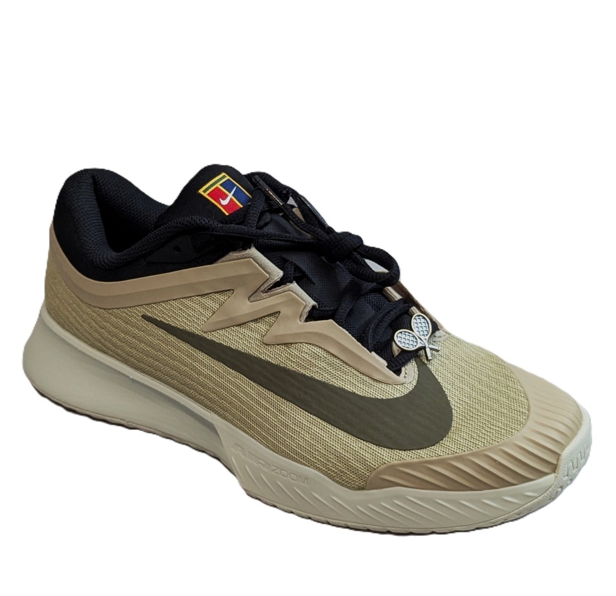 Nike Zoom Vapor Pro 3 PRM Tennis Shoes Mens 9 Desert Khaki HV1483