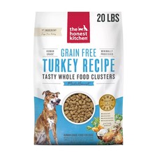 The Honest Kitchen Whole Food Clusters Grain Free Turkey Dry Dog Food, 20 lb Bag
