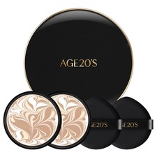 AGE20'S Signature Essence Pact SPF 50  Pack of 2  21N VANILLA  Cream Foun...