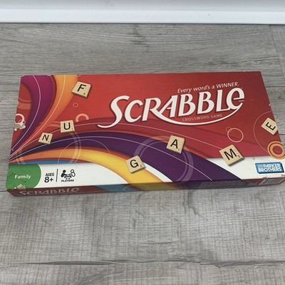 Scrabble Classic Word Board Game Parker Brothers 2007 Complete
