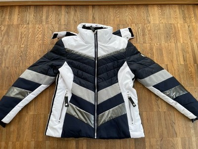 McKinley Damen Skijacke Idabella Größe 48/XXL weiß/silber/blau/schwarz (420066)