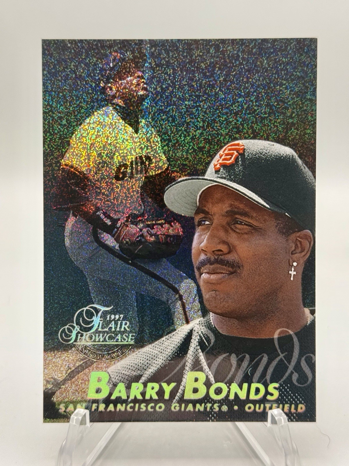 1997 Flair Showcase BARRY BONDS Row 0 #25 - San Francisco Giants
