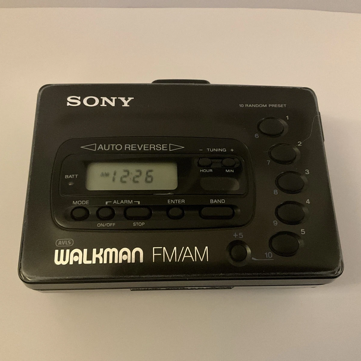 Vintage Retro Sony Walkman Portable Cassette Player - AVSL (WM-EX508/B Vintage Retro Sony Walkman Portable Cassette Player - AVSL (WM-EX508/B