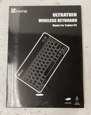 Fintie Ultrathin Wireless Keyboard Made for Tablet PC Android EB00042