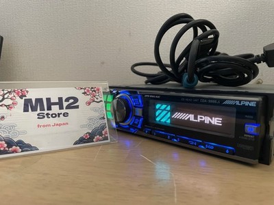 Alpine CDA-9886Ji 1DIN Car Audio CD Player USB Head Unit Operation Confirmed