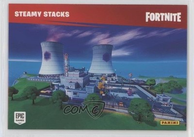 2020 Panini Fortnite Series II Maps Steamy Stacks #M11 0c3