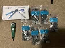 Network Connector Crimper and Punch Down Tool for RJ45 Kit